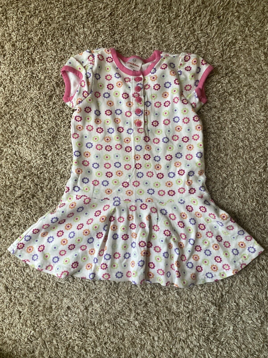 White floral cheap shift dress