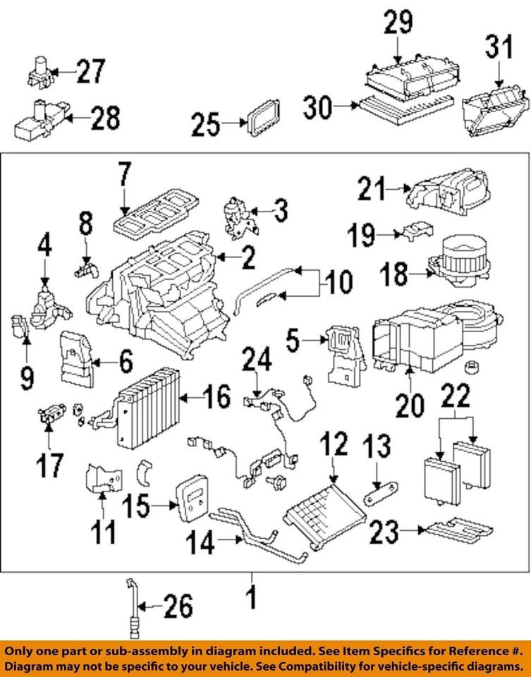 二手前暖通空调鼓风机电机 适合:2004 梅赛德斯-奔驰 clk 203 C230 型 — 第 3/4 张图片