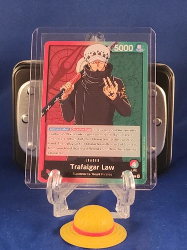 Trafalgar Law - OP01-002 - Leader - English - Near Mint - One Piece CCG