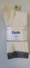 Keds Women's 2-Pairs Wool Blend Crew Socks. (60).