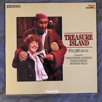TREASURE ISLAND THE MUSICAL 1982 LD DVD Laserdisc Frank Gorshin Bernard Miles
