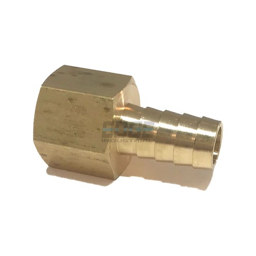 1/2 HOSE BARB X 1/2 FEMALE NPT Brass Pipe Fitting NPT Thread Gas Fuel Water Air