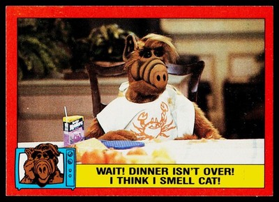 1988 Topps ALF 2nd Series #62 Wait! Dinner isn't over!- ExMt