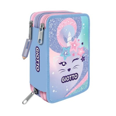 Giotto Catty Candy Etui 3 Zip Sweet Cat, Schulranzen