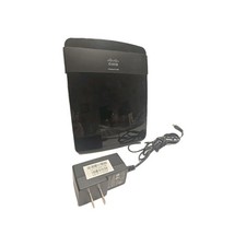 Linksys E1200 300 Mbps 4-Port 10/100 Wireless N Router - Used With Power Cord