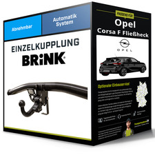 Abnehmbare Anhängerkupplung für OPEL Corsa F Fließheck 09.19- Typ P2JO Brink NEU