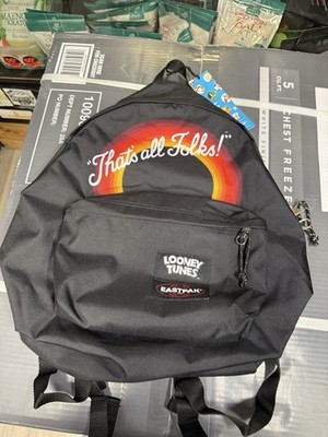 Eastpak Looney Tunes That's All Folks! Black Backpack Cartoon Animation