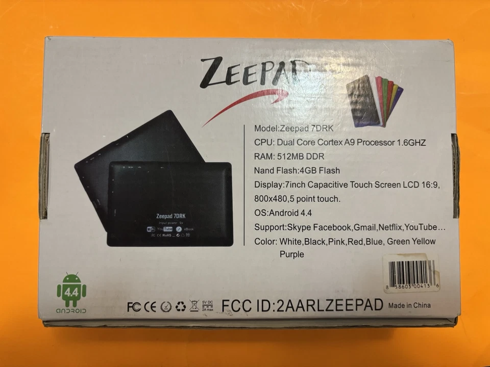 Zepad 7 DRK 平板电脑 带触摸屏 KitKat Android 全新 未开封 快速发货 — 第 2/2 张图片