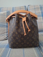 Louis Vuitton Noé Bucket Bag Brown Canvas Vintage VGC