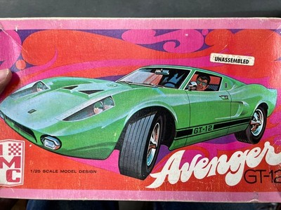 IMC 120 Avenger GT 12 Sports Car Model KIT 1/25 McM.