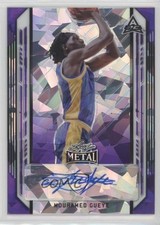 2021-22 Leaf Metal Purple Crystals 4/20 Mouhamed Gueye #BA-MG1 Auto 0l1