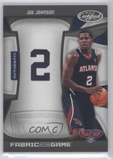 2009-10 Certified Fabric of the Game Jersey Number Die-Cut 11/50 Joe Johnson 0q0