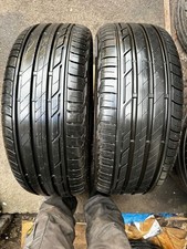 1X 215-45-16 90V Bridgestone Turanza T001 AO, 8.3MM , DOT: 2022-2023 “Repaired”