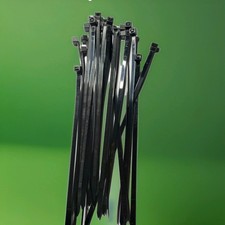 Black Cable Ties Zip Ties Nylon Wraps UV Protected.(Bulk Buy)