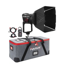 Aputure STORM 400x Tunable White LED Monolight Gold Mount Bundle