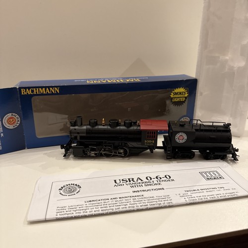 Bachmann 50704 USRA 0-6-0 loco con humo y vanderbuilt litoral tierno 1094 HO | Condition: Used