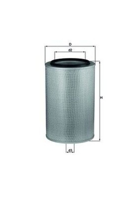 For Mahle LX273 Air filter LX273 Air filter (cartridge) fits: DAF 95, 95 XF, CF