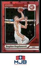2024-25 Donruss Bogdan Bogdanovic International Red Stars #/125 #88 Hawks