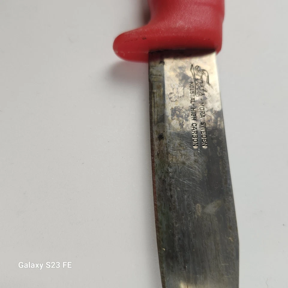 Frosts Mora Sweden Kolstal HighCarbon Steel Knife with Scabbard Swedish, Light - Image 3 of 4