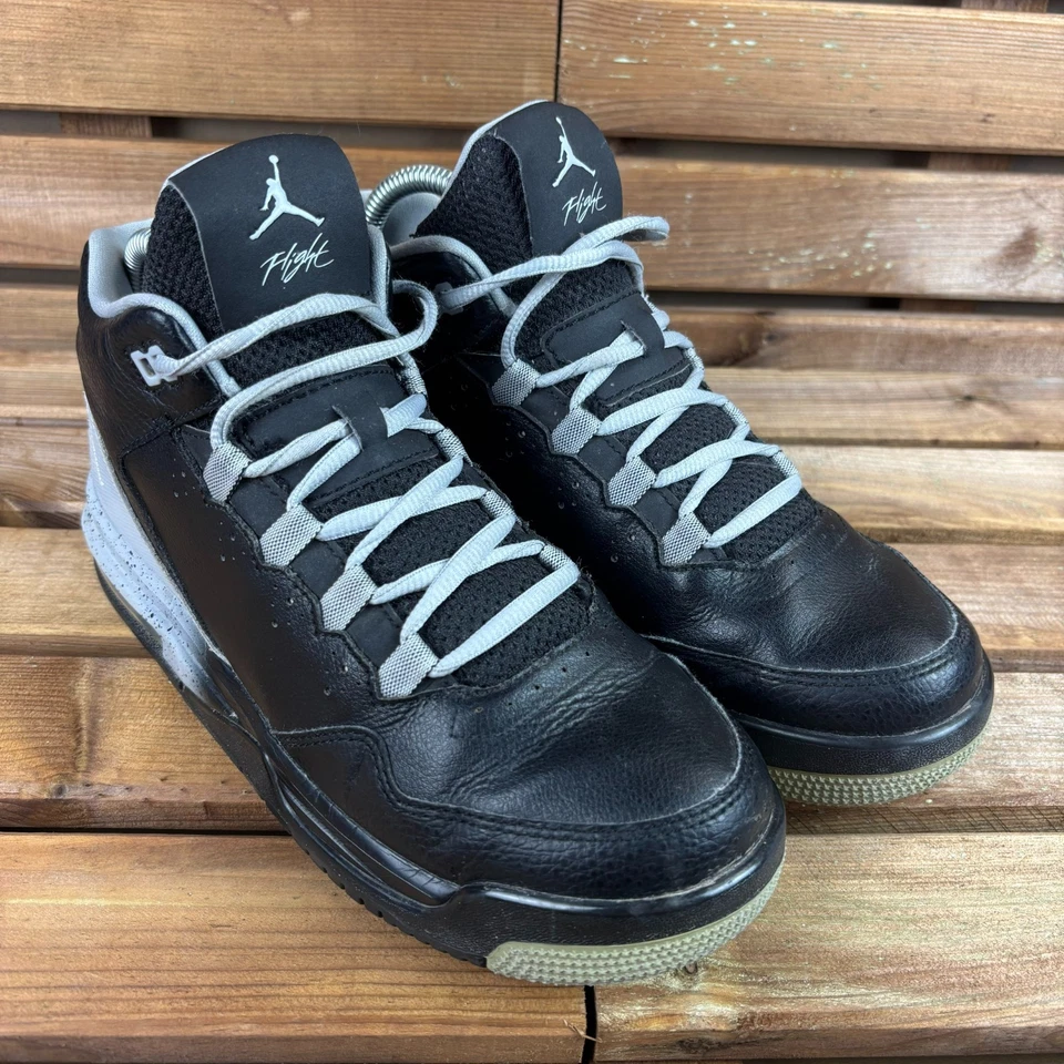 Jordan Entrenadores Niños Talla 6 Flight Origin 2 GS Negro Lobo Gris Nike Zapatos Juveniles* Foto 3 de 4