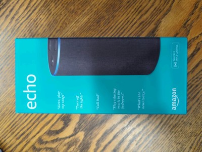 Amazon Echo (2nd Generation) Smart Assistant - Charcoal Fabric