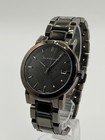 Burberry The City BU9007  Grey Dial Gunmetal Steel Strap Men's Watch 38mm