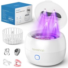 Ultrasonic Retainer Cleaner Machine – 45kHz Dental Pod for Retainers,