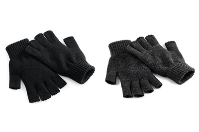 BEECHFIELD Fingerlose Handschuhe Gloves Handy Winter Strick S/M L/XL 491 NEU