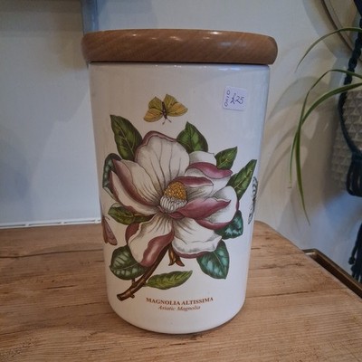 Portmeirion Botanischer Garten Magnolie Altissima Deckeldose 21 cm hoch perfekt