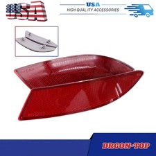 Fits For 2012-2018 Ford Focus Rear Bumper Reflector Set Driver Passenger Side