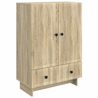Sideboard Sonoma-Eiche 66 X 34,5 X 95 Cm Kommode Holzwerkstoff