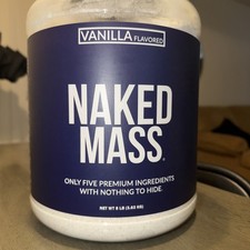 NAKED Vanilla Mass Weight Gainer Protein Powd...