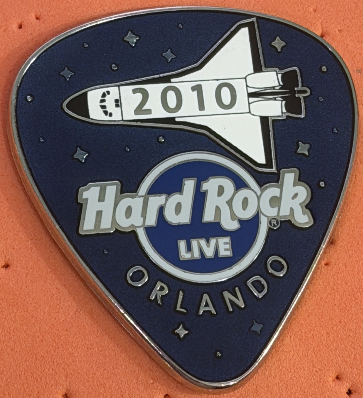 Hard Rock Live ORLANDO 2010 Space Shuttle Guitar Pick PIN - LE 300 ...