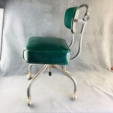 Vintage Industrial Steelcase Propeller Swivel Base Office Desk Work Chair 1950s
