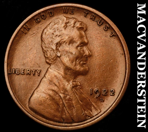1922-D Lincoln Wheat Cent- Semi Key Better Extra Fine No Reserve #i5375