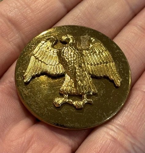 WW2 WWII US Army WAC Enlisted Hat Cap Badge Women's Army Corps Military Pin