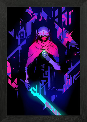 Hyper Light Drifter Framed Wall Art Poster Canvas Print Picture