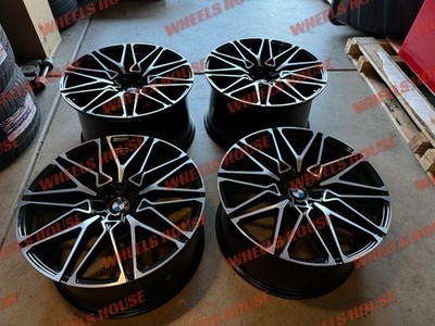 20x9 20x10.5 BMW X5M WHEELS BLACK MACHINE RIM X6M X7 X6 X5 E70 F15 E71 E72 5x120