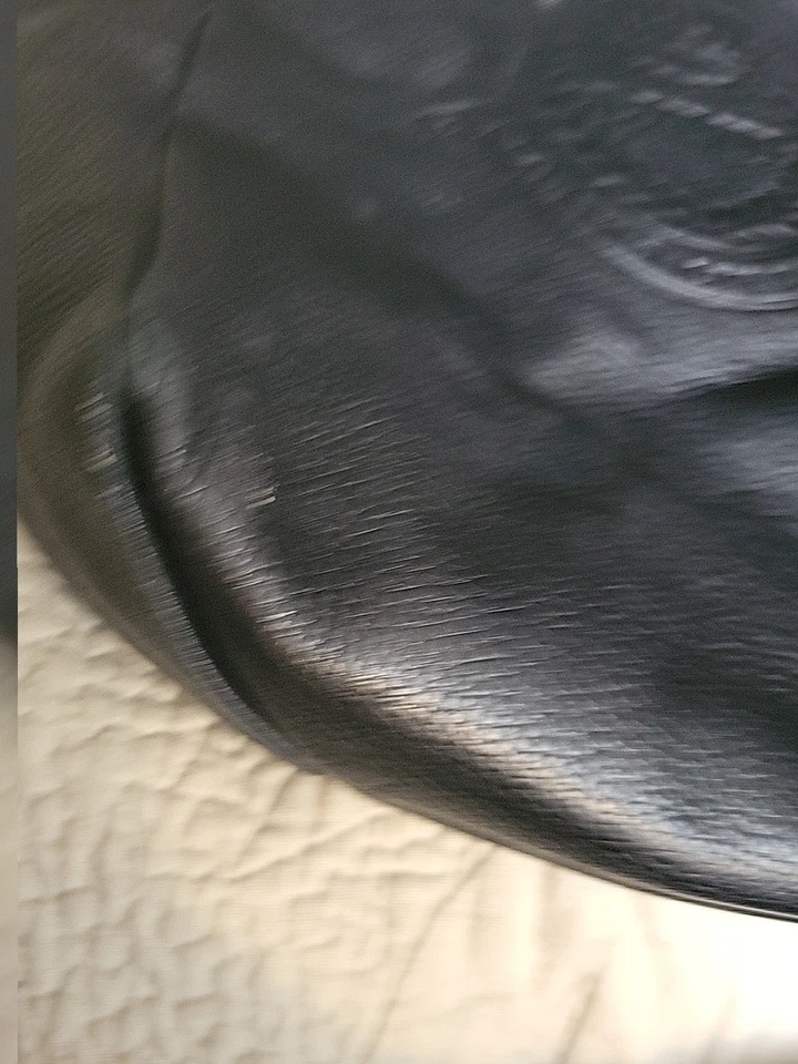 Vintage Lauren Ralph Lauren Large Leather Tote Bag Black Soft Pebbled Leather - Image 2 of 4