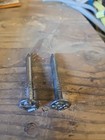 1927 1928 RAILROAD STEEL DATED # 27 28 ANTIQUE DATE SPIKE NAIL train tie marker — photo 2