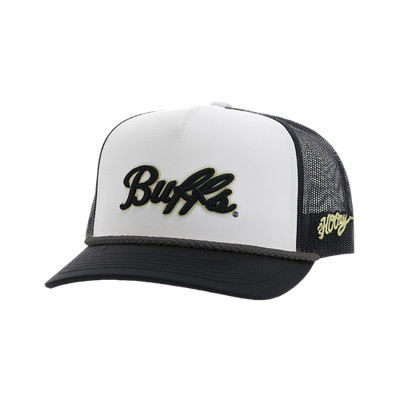 Hooey Buffs Logo University Of Colorado White & Black Cap 7326T-WHBK