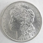 1921-P Morgan Silver Dollar $1 Final Year High Grade 90% Silver Raw