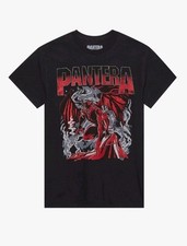 Pantera Cowboys From Hell Devil Smoking Metal Band T-Shirt Medium