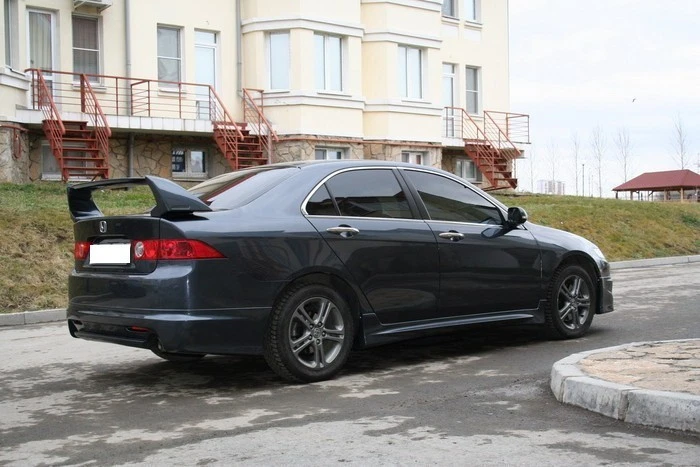 Labio trasero (almohadilla) estilo Mugen var2 para Honda Accord 7 VII / Acura TSX 2006-2008 DHL Foto 4 de 4