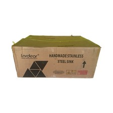 Lordear 27" Farm House Stainless Steel Kitchen Sink H-LA2721R1 Undermount