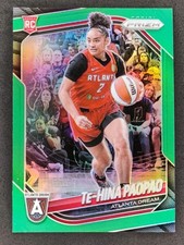 2025 Panini WNBA Prizm TE-HINA PAOPAO Rookie Green Prizm #61 Atlanta Dream