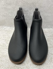 Stivali da pioggia Bogs donna Sweetpea II Chelsea neri da donna taglia US 8