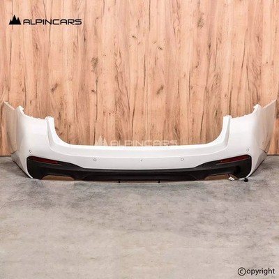 BMW G31 LCI M PAKET Package Heckstosstange rear bumper Alpinweiss (676)