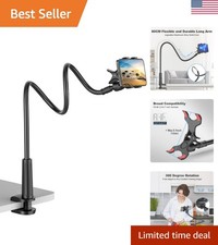 Gooseneck Cell Phone Holder, Universal 360 Flexible Phone Stand Lazy Bracket ...