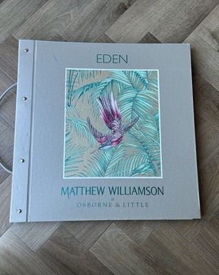 Osborne & Little EDEN Wallpaper Sample Book - Matthew Williamson Collection Rare